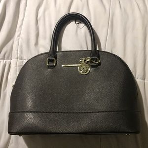 Anne Klein Black Dome Satchel